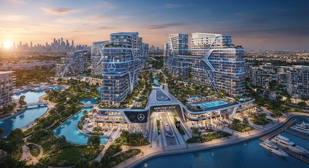 مرسيدس-بنز بليسيس (Mercedes-Benz Places): مشاريع مشتركة مع مجموعة مرسيدس-بنز، شملت إطلاق أول مدينة متكاملة تحمل علامة مرسيدس-بنز في منطقة ميدان بدبي