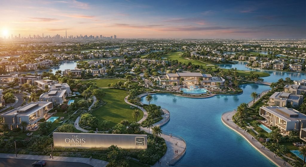 ذا أويسيس (The Oasis) Dubai real estate investment, invest in Dubai property, property investment in UAE, Dubai off-plan investment, high-end property in Dubai, luxury real estate Dubai, buy an apartment in Dubai, Dubai property for expats, UAE property investment, real estate opportunities in Dubai.