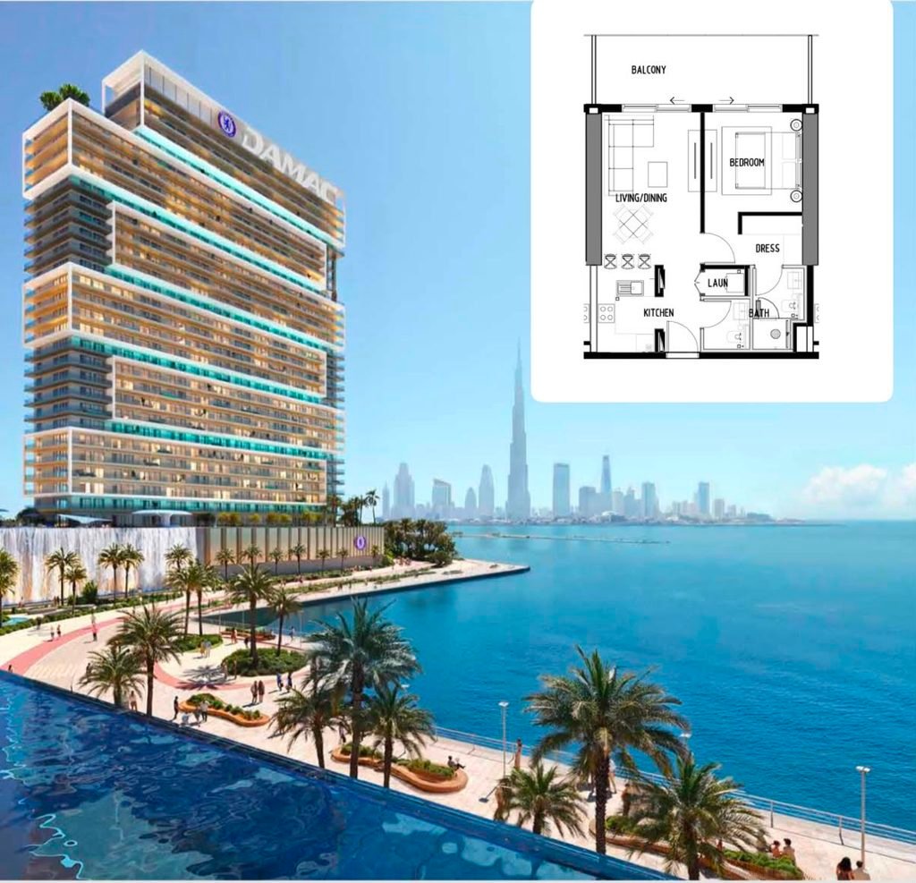 مشاريع داماك الحقيقية: DAMAC Lagoons (فلل بطابع متوسطي)، DAMAC Islands (طابع جزر استوائية)، DAMAC Hills (مجتمع جولف)، DAMAC Bay by Cavalli (واجهة بحرية)، Safa One & Two، Canal Heights.