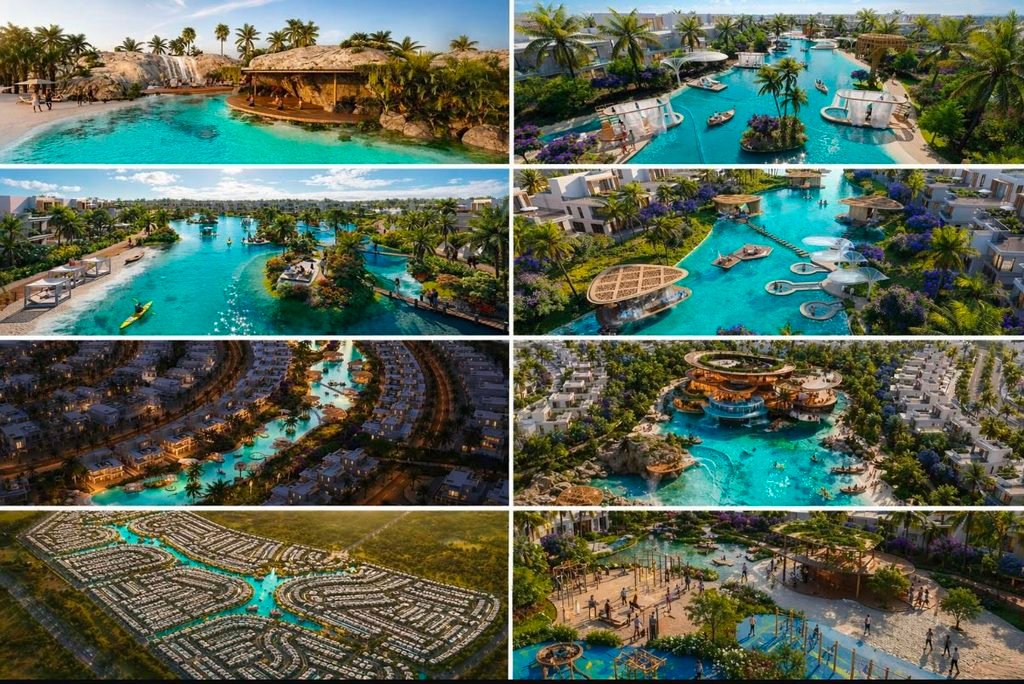 مشاريع داماك الحقيقية: DAMAC Lagoons (فلل بطابع متوسطي)، DAMAC Islands (طابع جزر استوائية)، DAMAC Hills (مجتمع جولف)، DAMAC Bay by Cavalli (واجهة بحرية)، Safa One & Two، Canal Heights.